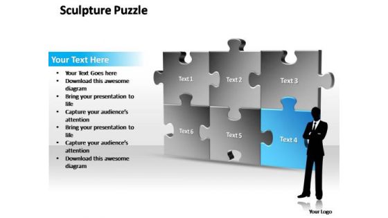 PowerPoint Themes Sale Sculpture Puzzle Ppt Templates