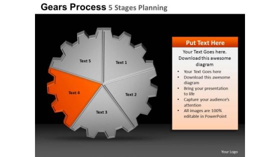 PowerPoint Themes Sales Gears Process Ppt Themes