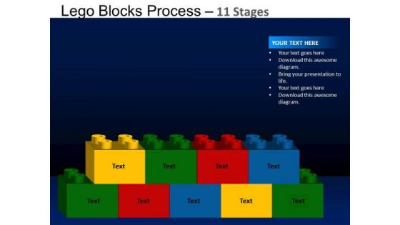 PowerPoint Themes Sales Lego Blocks Ppt Layout