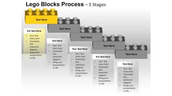 PowerPoint Themes Sales Lego Blocks Ppt Templates