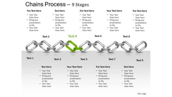 PowerPoint Themes Strategy Chains Ppt Design Slides