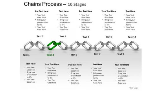 PowerPoint Themes Strategy Chains Ppt Designs