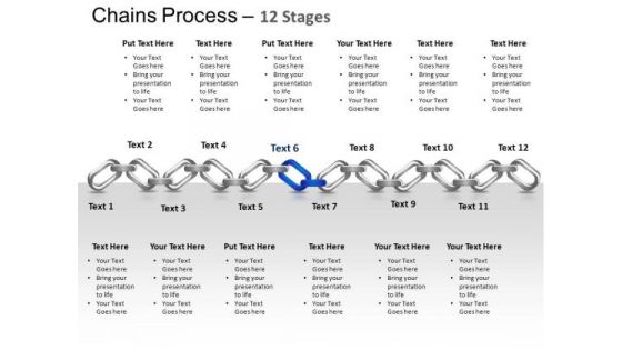 PowerPoint Themes Strategy Chains Ppt Templates