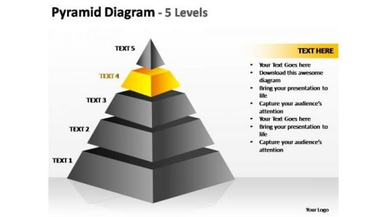 PowerPoint Themes Strategy Cone Diagram Ppt Backgrounds