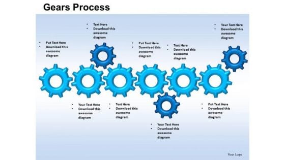 PowerPoint Themes Strategy Gears Ppt Designs