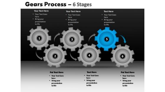 PowerPoint Themes Strategy Gears Process Ppt Designs