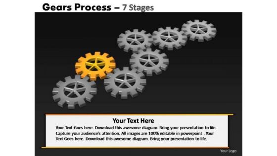 PowerPoint Themes Strategy Gears Process Ppt Templates