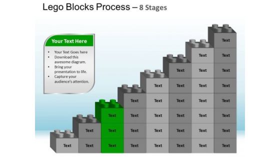 PowerPoint Themes Strategy Lego Blocks Ppt Themes