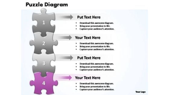 PowerPoint Themes Strategy Puzzle Piece Ppt Design