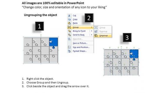 PowerPoint Themes Strategy Puzzle Process Ppt Layouts