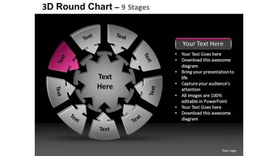 PowerPoint Themes Strategy Round Chart Ppt Presentation Designs