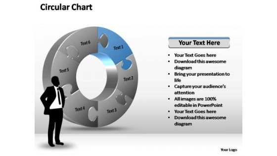 PowerPoint Themes Success Circular Chart Ppt Template