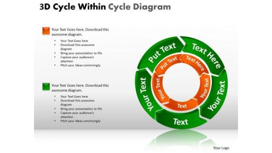 PowerPoint Themes Success Cycle Process Ppt Slides