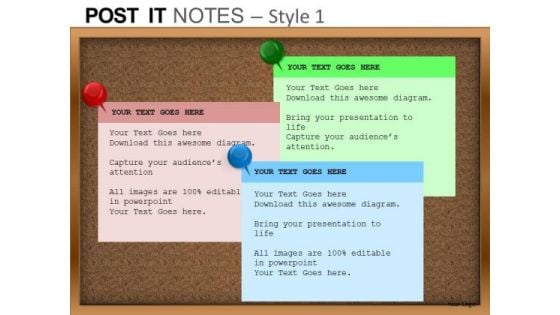 PowerPoint Themes Success Post It Notes Ppt Layouts