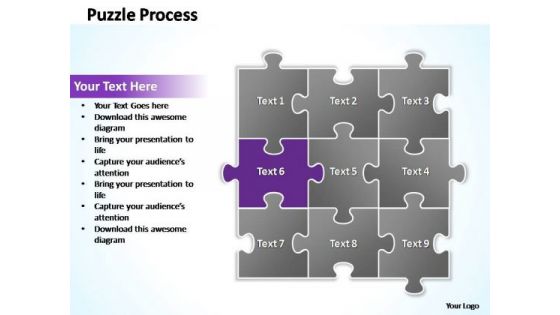 PowerPoint Themes Success Puzzle Ppt Slides