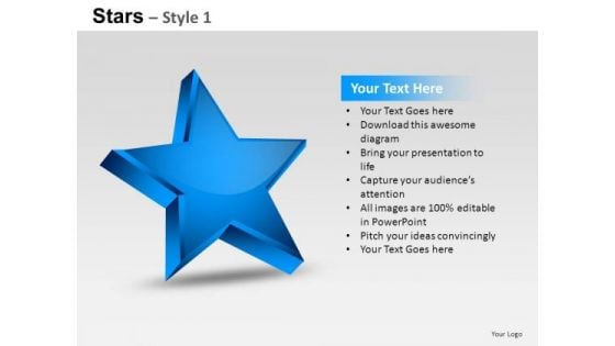 PowerPoint Themes Success Stars Ppt Templates