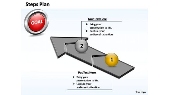 PowerPoint Themes Success Steps Plan 2 Stages Style 4 Ppt Designs