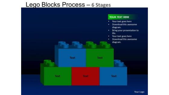 PowerPoint Themes Teamwork Lego Blocks Ppt Layout