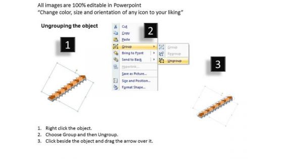 Ppt 11 Steps Working With Slide Numbers Straight Line Linear Arrows Process Graphic
