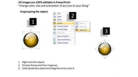 Ppt 3d Adjoining Circular Link Text Boxes PowerPoint 2007 On Arrows 5 Stages Templates