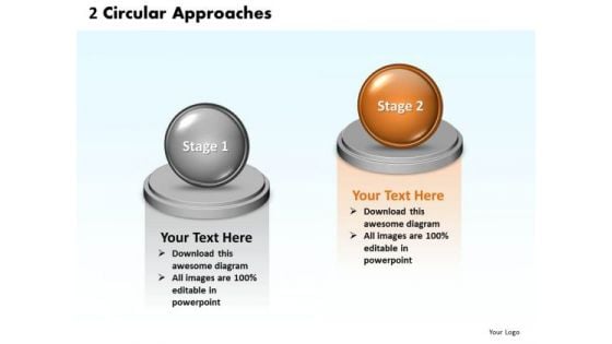 Ppt 3d Animated 2 PowerPoint Presentation Circular Corresponding Approaches Templates