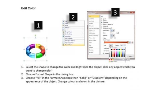 Ppt 3d Animated Multicolor Carbon Cycle PowerPoint Presentation Diagram Templates