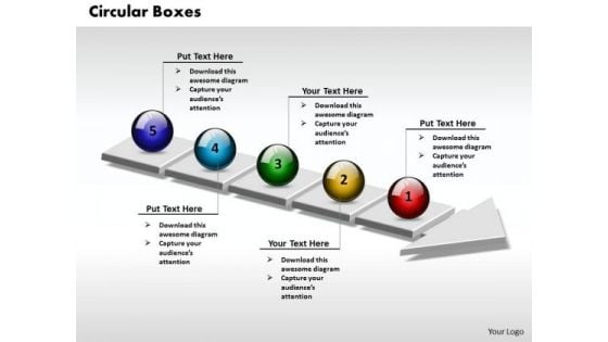 Ppt 3d Attached Circular Boxes PowerPoint Background On Arrows 5 Stages Templates Ppt 3d Attached Circular Boxes PowerPoint Background On Arrows 5 Stages Templates
