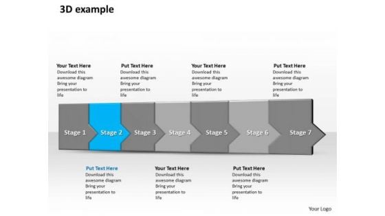 Ppt 3d Consecutive Demonstration To Restrain Banking Losses Seven Steps PowerPoint Templates