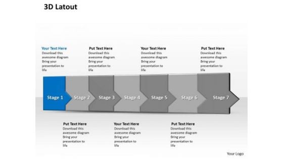 Ppt 3d Consecutive Demonstration To Restrict Banking Losses Seven Steps PowerPoint Templates