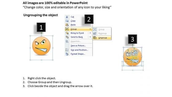 Ppt 3d Emoticon Showing Hyper Face Operations Management PowerPoint Business Templates