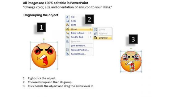 Ppt 3d Emoticon Showing Hyper Face Operations Management PowerPoint Templates