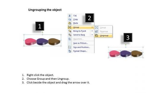 Ppt 3d Multicolor Arrows PowerPoint Templates Showing Three Stage