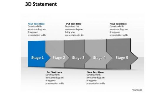 Ppt 3d Serial Description To Prevent Business Losses Five Steps PowerPoint Templates