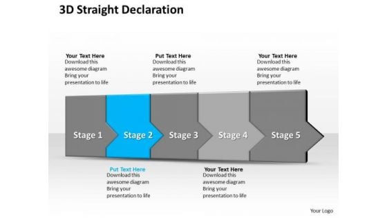 Ppt 3d Subsequent Description To Prevent Business Losses Five Steps PowerPoint Templates