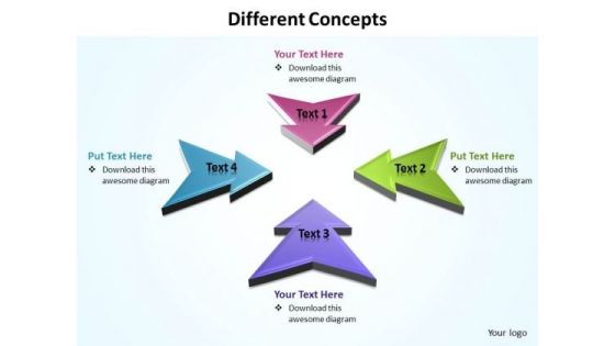 Ppt 4 Different Concepts Pointing Inwards PowerPoint Templates Ppt 4 Different Concepts Pointing Inwards PowerPoint Templates