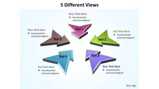Ppt 5 Colorful PowerPoint Background Concepts Arrow Pointing Inwards Templates Ppt 5 Colorful PowerPoint Background Concepts Arrow Pointing Inwards Templates