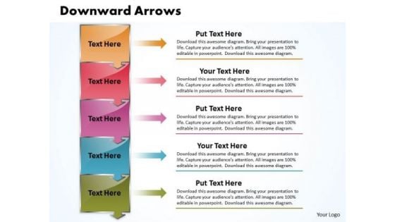 Ppt 5 Techno PowerPoint Slide Text Arrows Pointing Downwards Templates Ppt 5 Techno PowerPoint Slide Text Arrows Pointing Downwards Templates