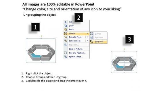 Ppt 6 Factors Hexagon Angles Editable PowerPoint Templates Theme