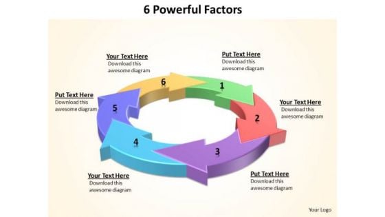 Ppt 6 Powerful Factors Leadership Presentation PowerPoint 2010 Templates