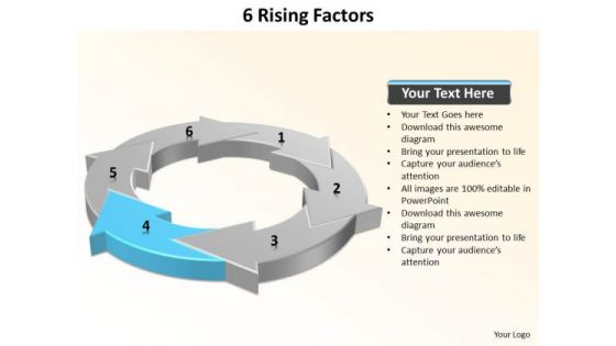 Ppt 6 Rising Factors Sample Presentation PowerPoint 2010 Templates