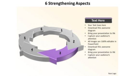 Ppt 6 Strengthening Aspects Free PowerPoint Templates 2010