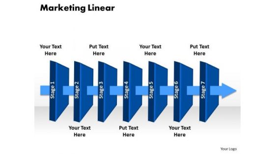 Ppt 7 Stages Mobile Social Presentation Linear Process PowerPoint Templates