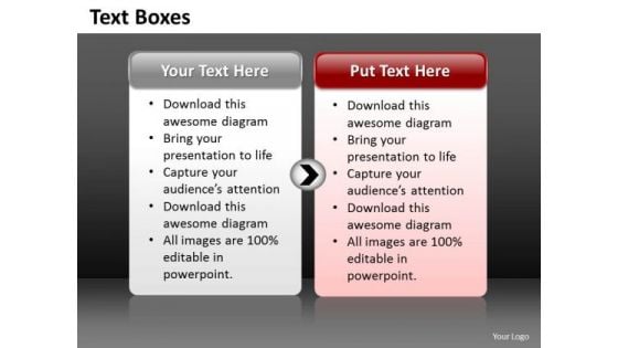 Ppt A Simple 2 Stage Process Editable Business Strategy PowerPoint Templates