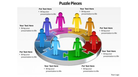 Ppt A Team Of Business People Standing On Pie PowerPoint Bar Chart Ks2 Pieces Templates