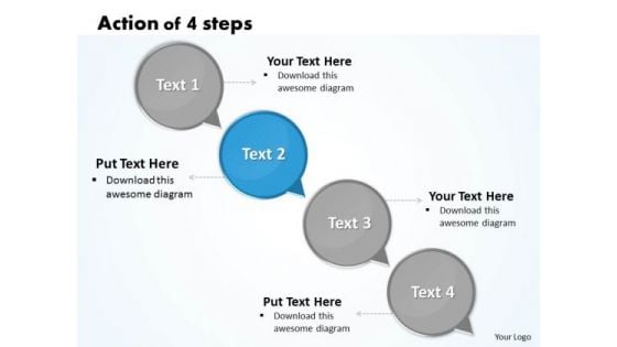 Ppt Action Of 4 PowerPoint Slide Numbers Involved Procedure Templates