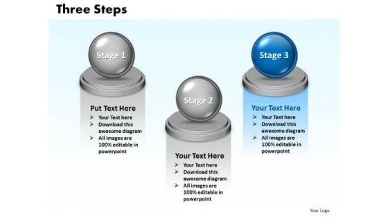 Ppt Analogous Diagram PowerPoint Templates Explaining 3 State