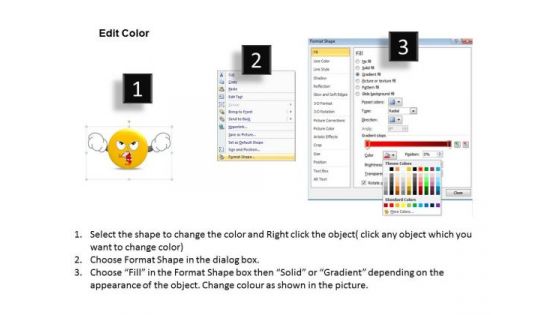 Ppt Angry Emoticons Illustration Picture Time Management PowerPoint Templates