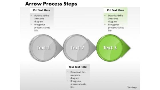 Ppt Animate Text PowerPoint 2003 Circle Arrow Process Slide Numbers Templates