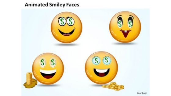 Ppt Animated Smiley With Happy Emotion Project Management PowerPoint Business Templates