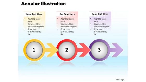 Ppt Annular Illustration Of 3 State PowerPoint Template Diagram Using Arrow Templates Ppt Annular Illustration Of 3 State PowerPoint Template Diagram Using Arrow Templates